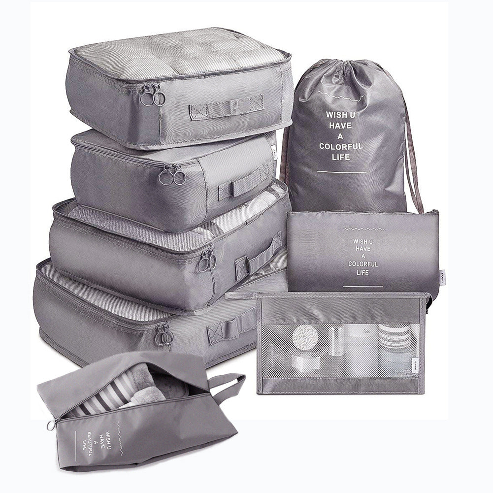 Suitcase storage bag set Luggage divider bag Travel divider storage bag Travel storage 8-piece set