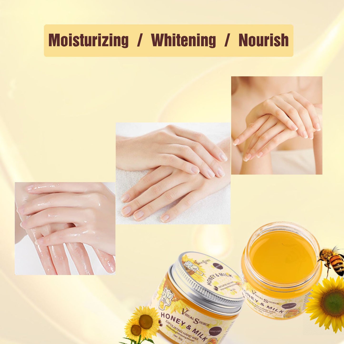 Milk honey hand wax hand mask bee hand wax hand mask hand wax milk hand