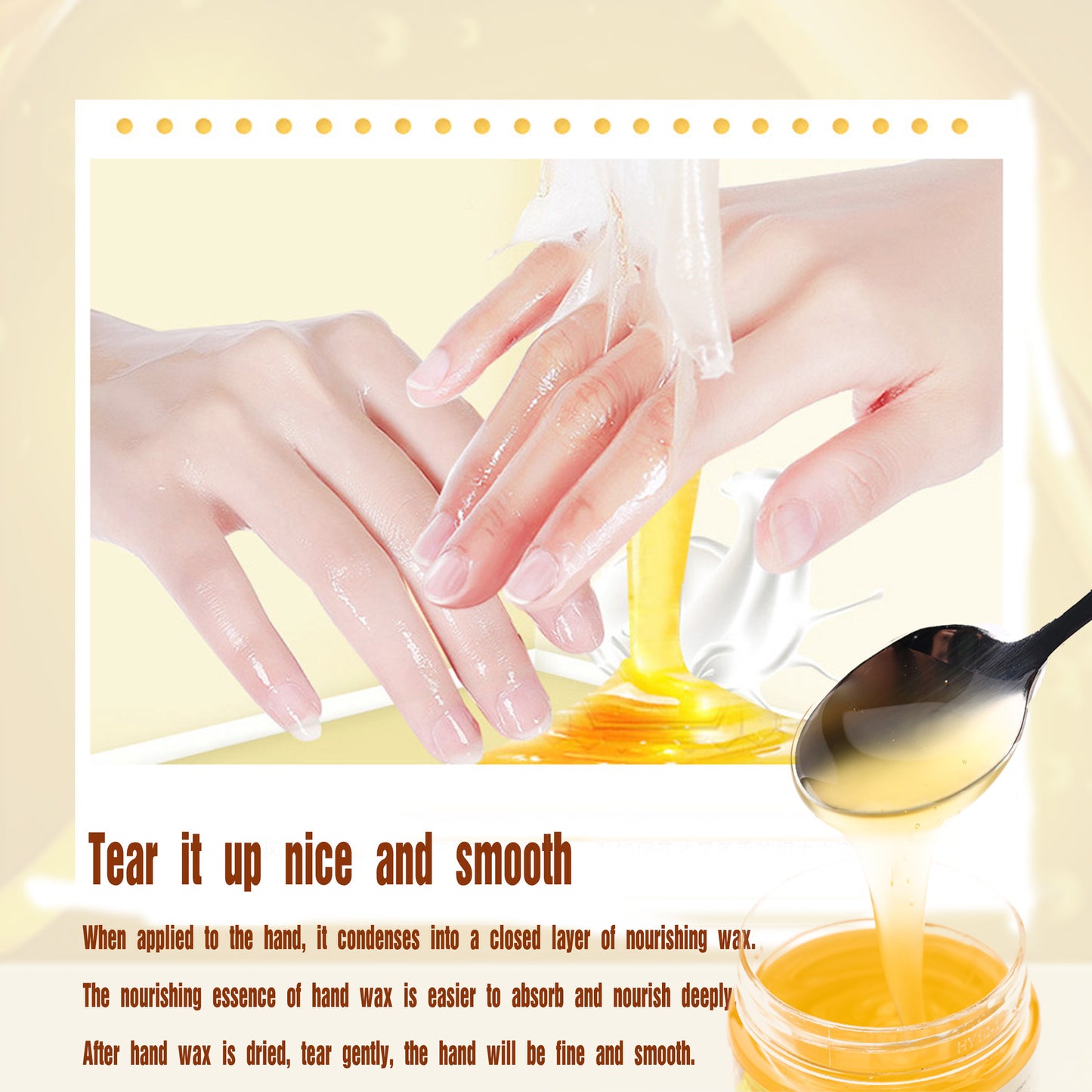 Milk honey hand wax hand mask bee hand wax hand mask hand wax milk hand