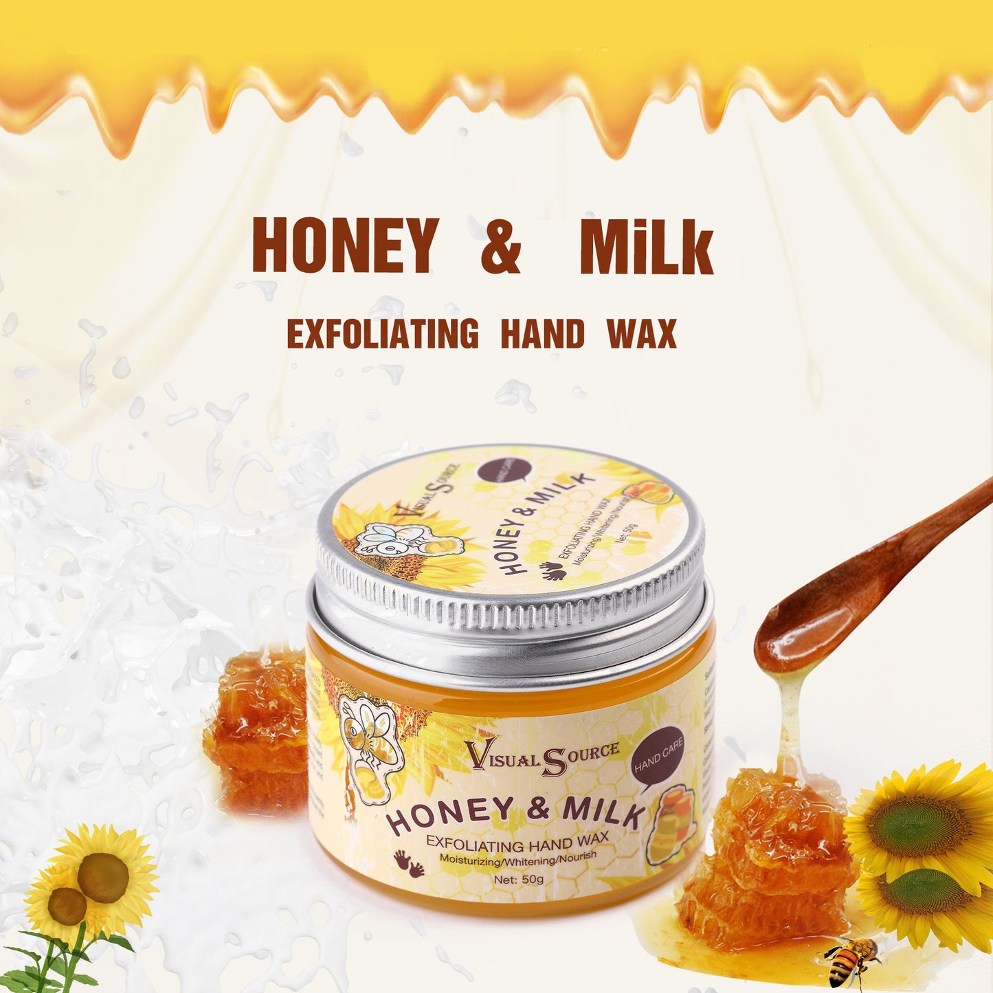 Milk honey hand wax hand mask bee hand wax hand mask hand wax milk hand