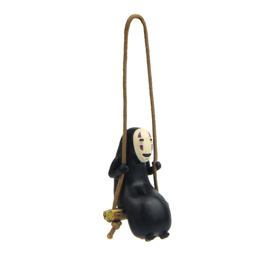 Car pendant swinging on a faceless man Spirited Away car rearview mirror