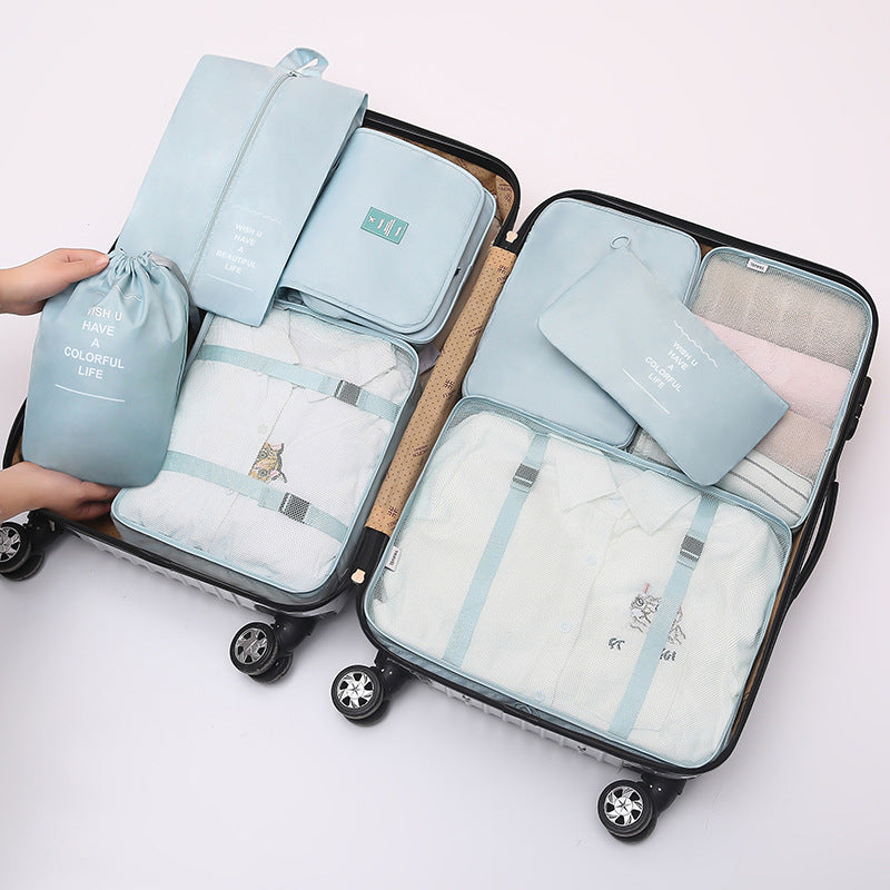 Suitcase storage bag set Luggage divider bag Travel divider storage bag Travel storage 8-piece set