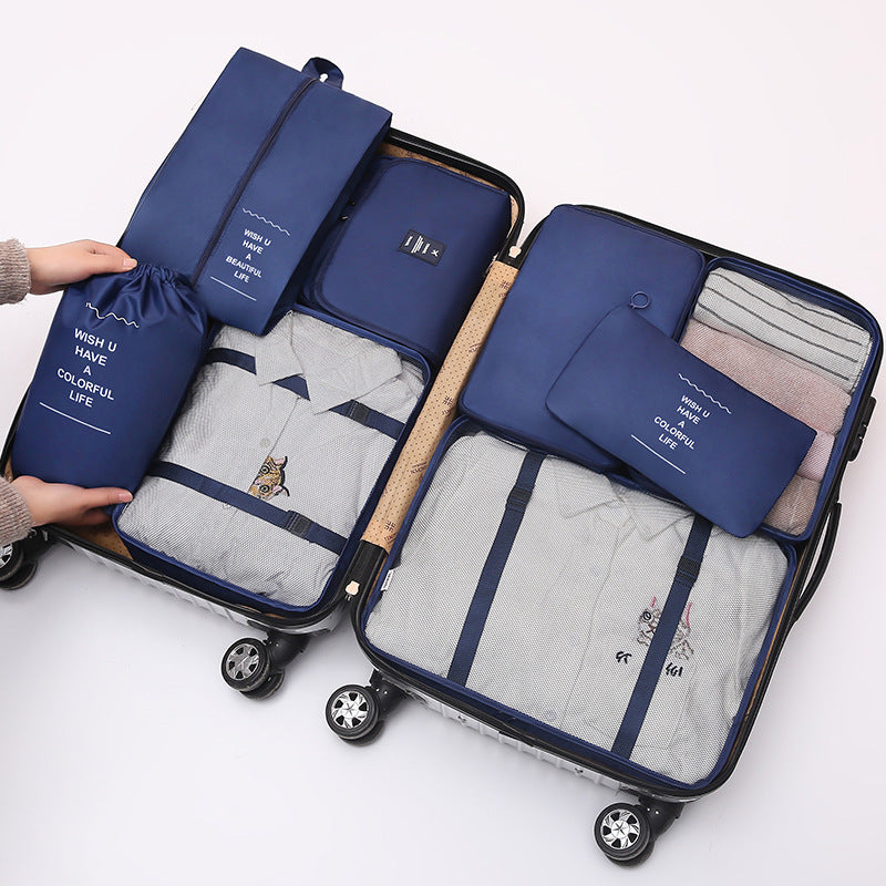 Suitcase storage bag set Luggage divider bag Travel divider storage bag Travel storage 8-piece set