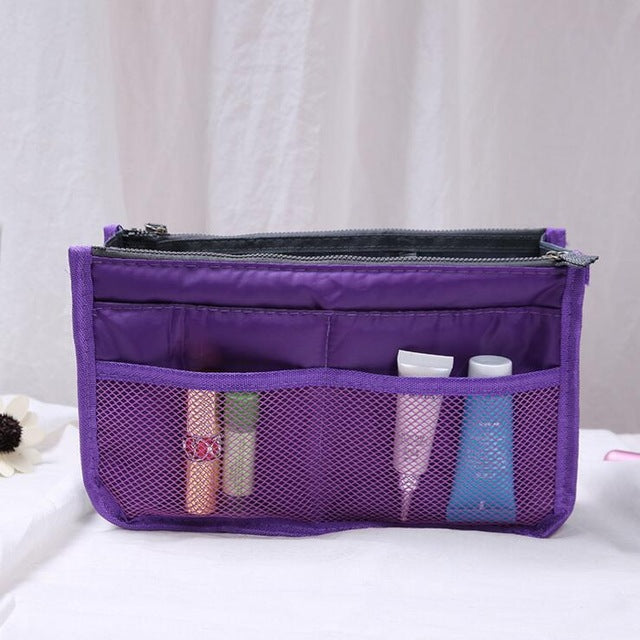 Multifunction Organizer Insert Bag Women Nylon Travel