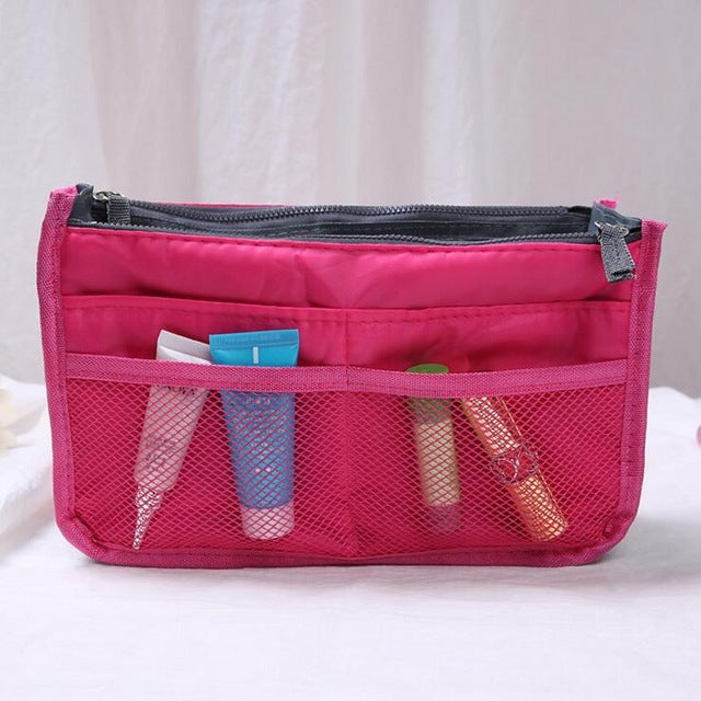 Multifunction Organizer Insert Bag Women Nylon Travel