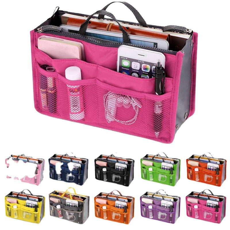 Multifunction Organizer Insert Bag Women Nylon Travel