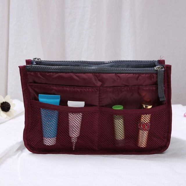 Multifunction Organizer Insert Bag Women Nylon Travel