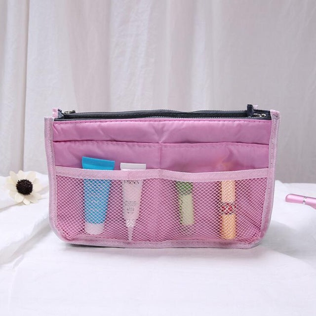 Multifunction Organizer Insert Bag Women Nylon Travel