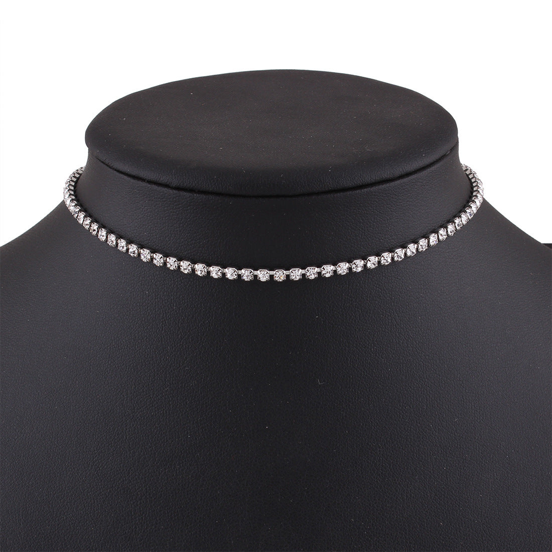 Simple temperament model diamond necklace women Clavicle necklace necklace choker hot items