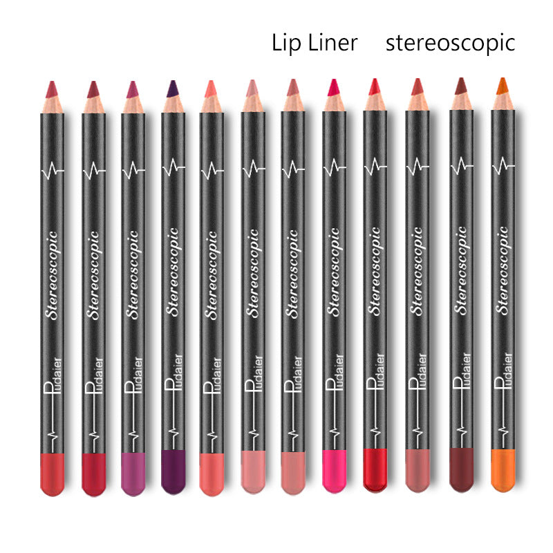 Pudaier new lip liner waterproof non-marking