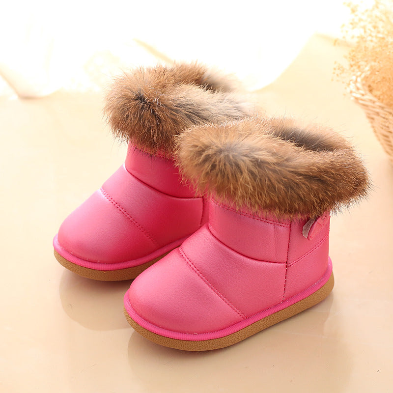 Winter Children's Shoes Girls Boots Children's Baby Snow Boots Girls