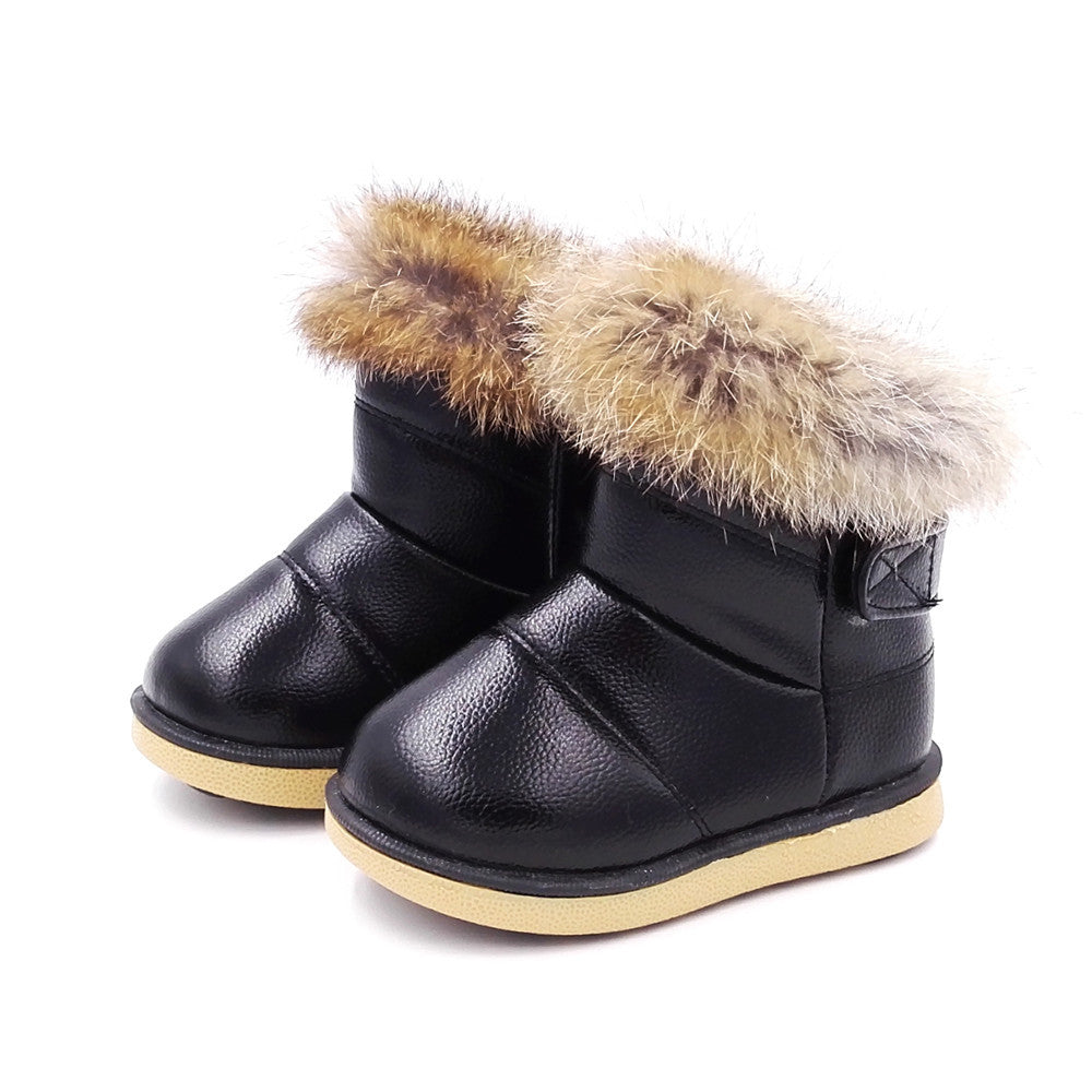 Winter Children's Shoes Girls Boots Children's Baby Snow Boots Girls