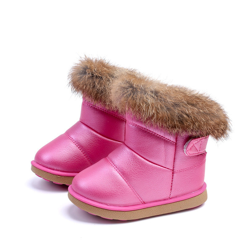 Winter Children's Shoes Girls Boots Children's Baby Snow Boots Girls