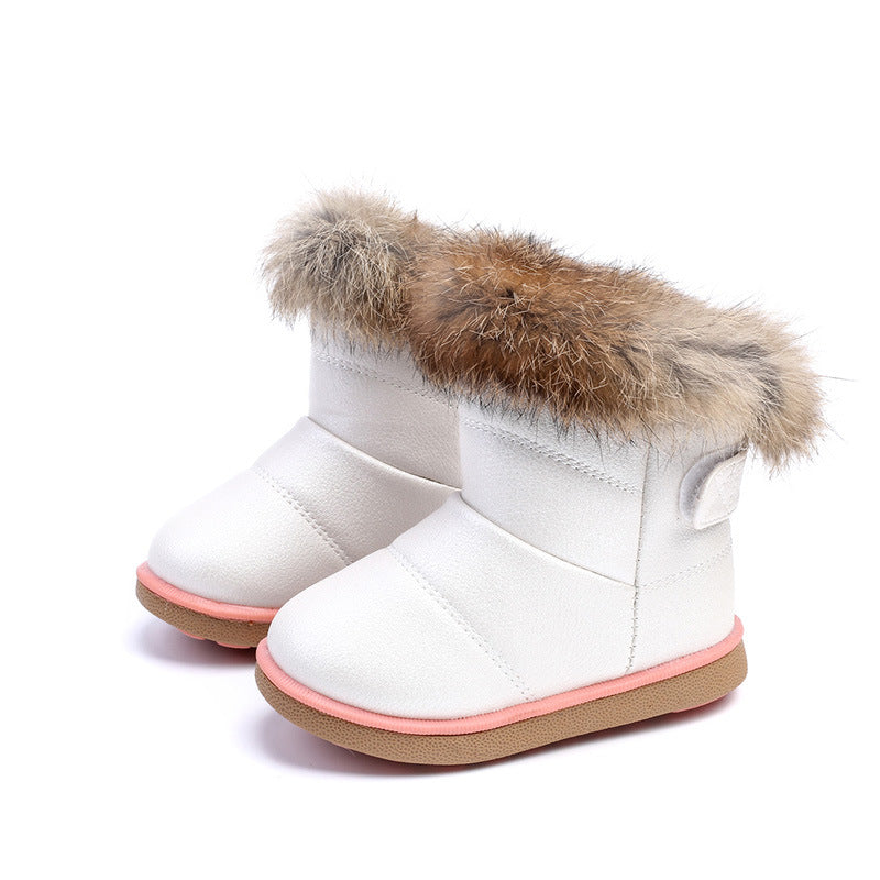 Winter Children's Shoes Girls Boots Children's Baby Snow Boots Girls