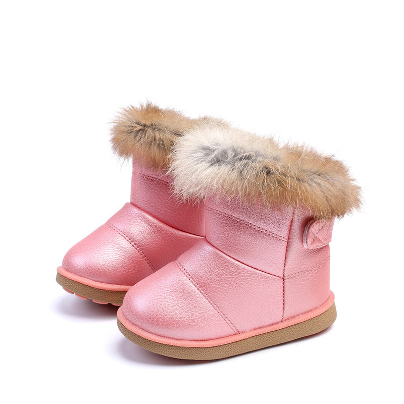 Winter Children's Shoes Girls Boots Children's Baby Snow Boots Girls