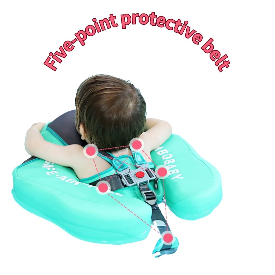 Infants free inflatable lying ring anti-turning swimming ring floating ring swimming pool