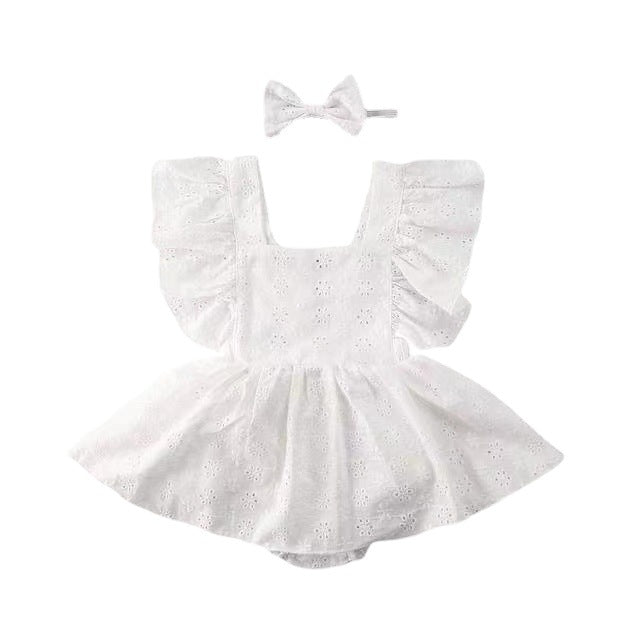 Girls' dress clothing baby romper newborn clothes foreign style cross-border summer