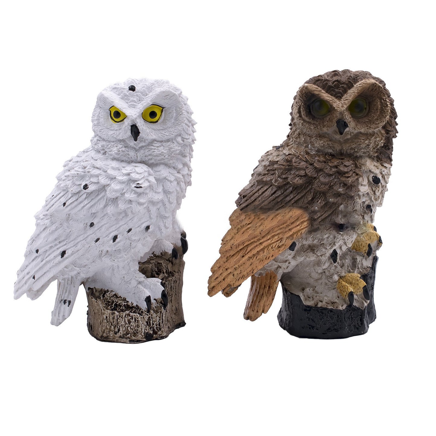 Solar Resin Owl Ground Plug Lamp Outdoor Garden Decoration Landscape Yard Lawn Lamp