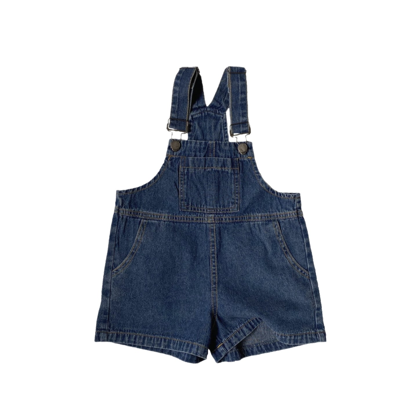 Korean new product children's thin denim suspenders overalls trousers