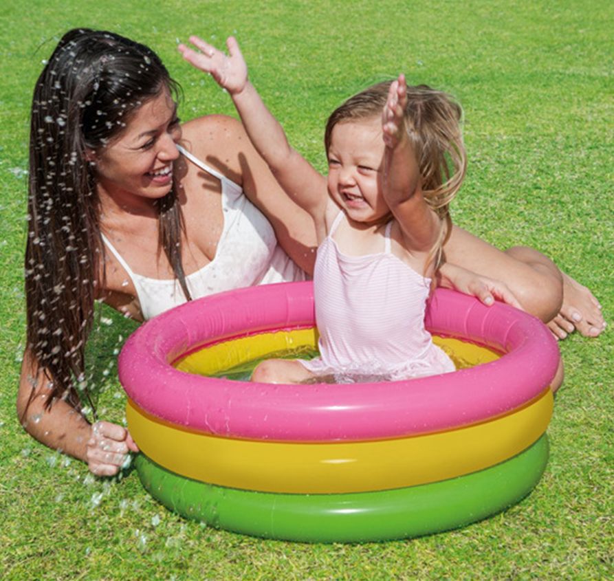 intex children's slide inflatable paddling pool outdoor swimming pool slide spray pool indoor ocean ball pool