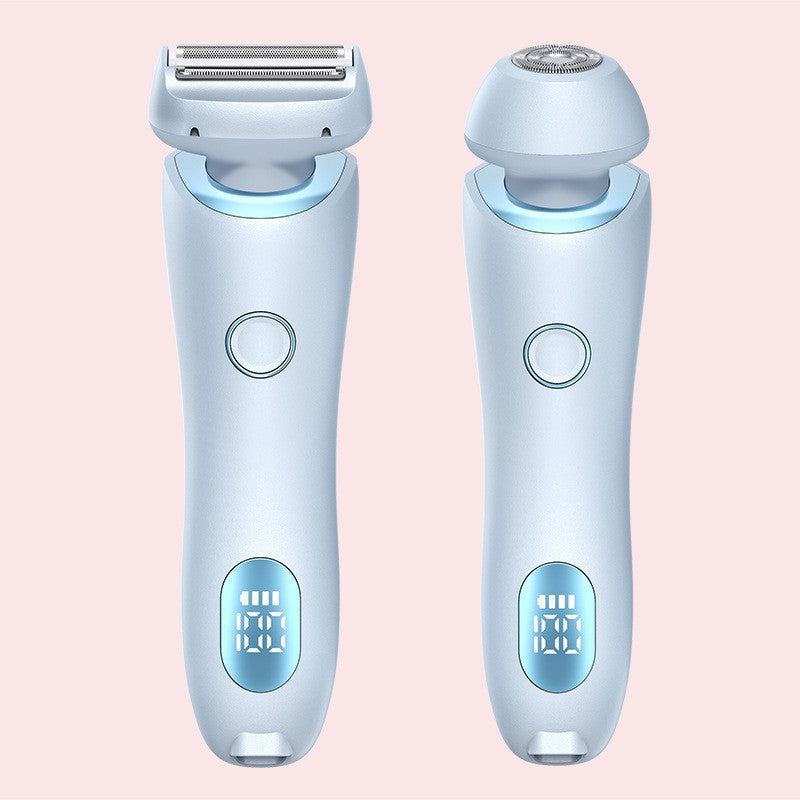 Hair removal device for women double head shaver private hair trimmer electric shaver hair removal device