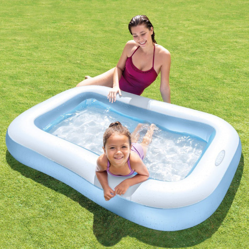 intex children's slide inflatable paddling pool outdoor swimming pool slide spray pool indoor ocean ball pool