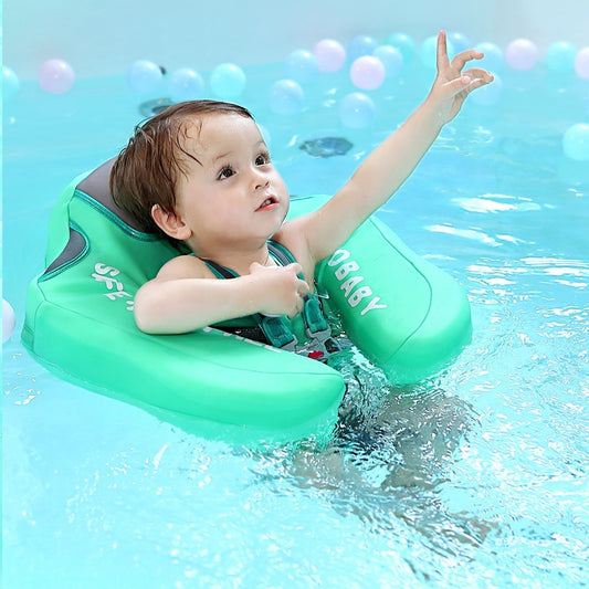 Infants free inflatable lying ring anti-turning swimming ring floating ring swimming pool