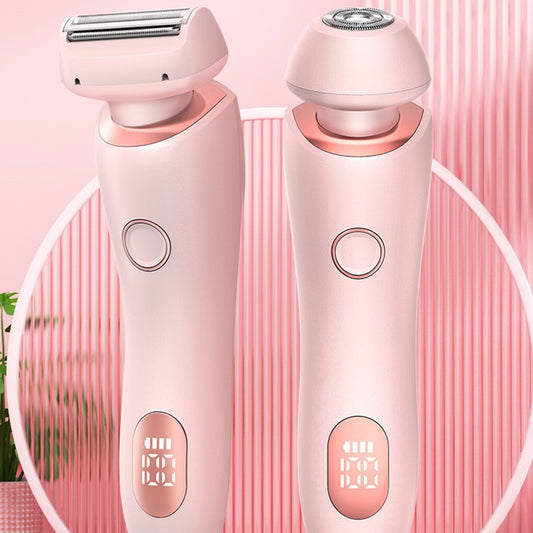 Hair removal device for women double head shaver private hair trimmer electric shaver hair removal device