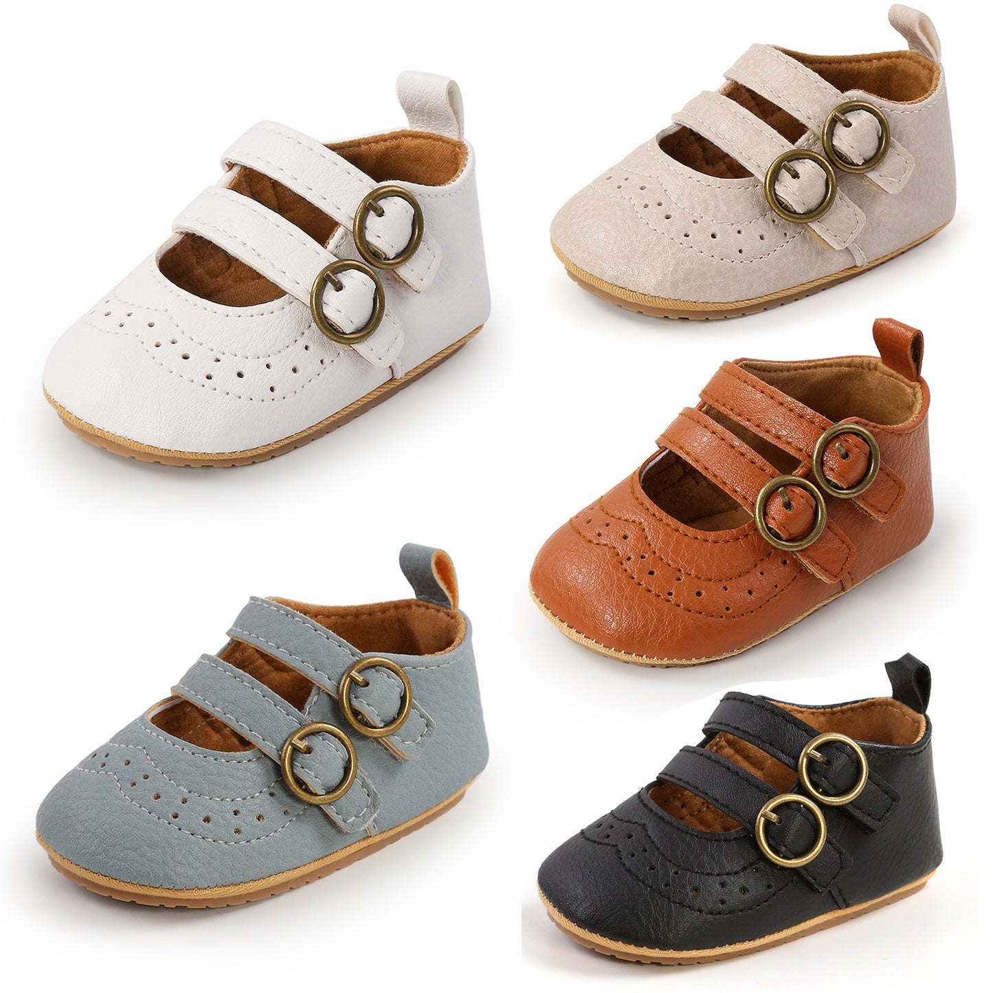 Buckle baby princess shoes baby toddler shoes baby shoes M2013