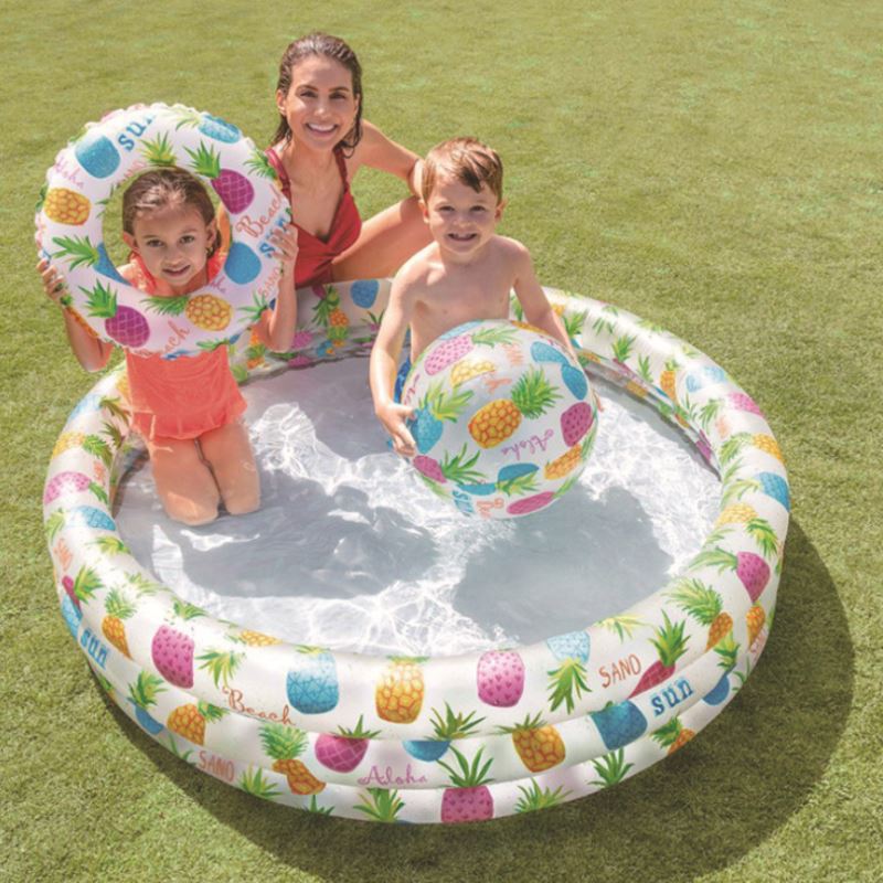 intex children's slide inflatable paddling pool outdoor swimming pool slide spray pool indoor ocean ball pool