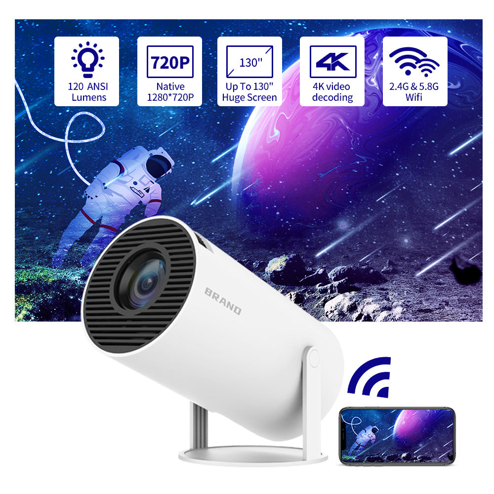 Projector home HY300 projector smart home theater HDMI mobile phone screen device projector