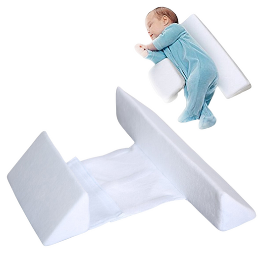 Baby side sleeping pillow Baby anti-spitting milk pillow Removable and washable waist protection baby pillow